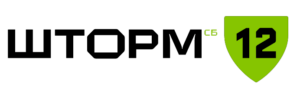 Логотип ЧОПа "Шторм 12"